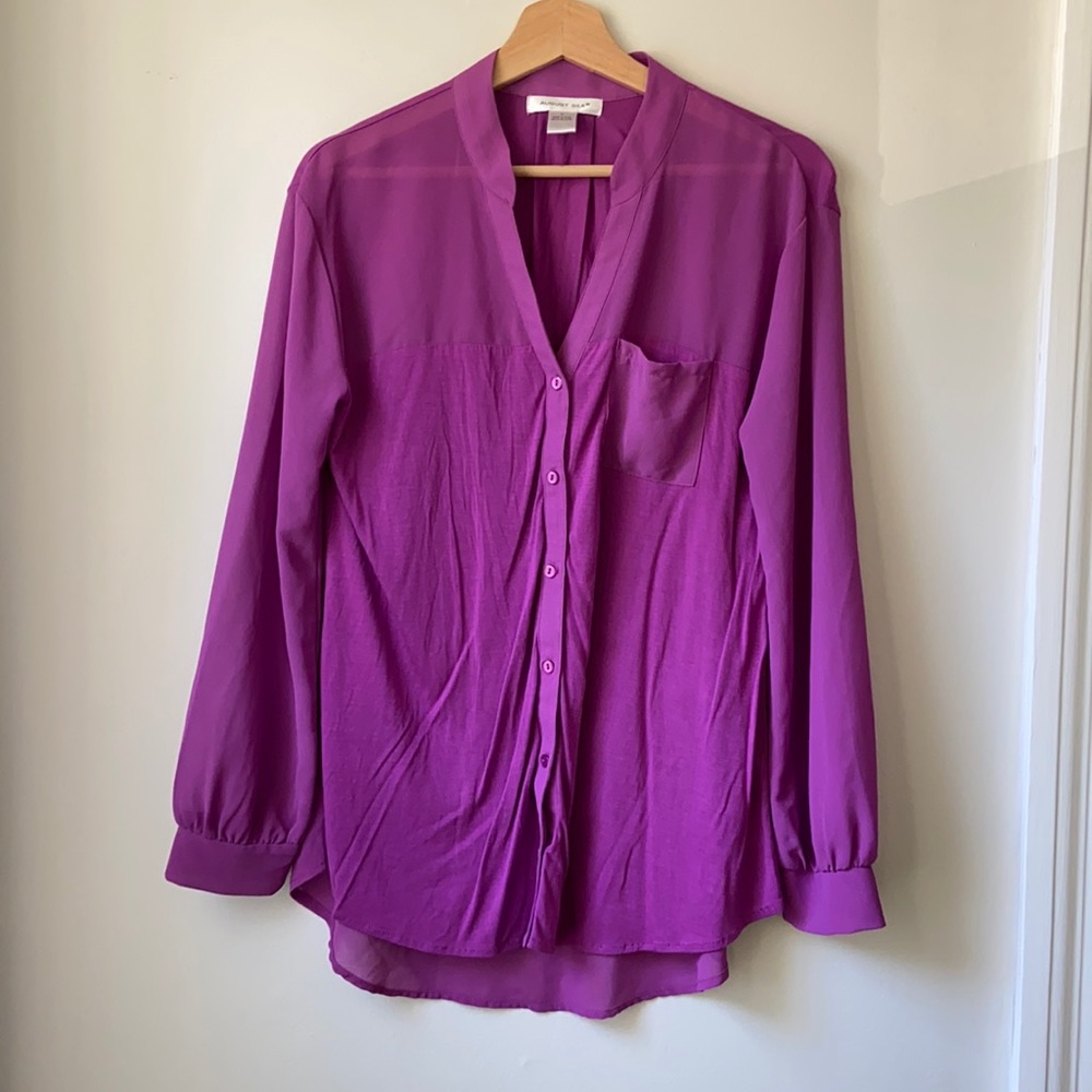 Magenta blouse by August Silk